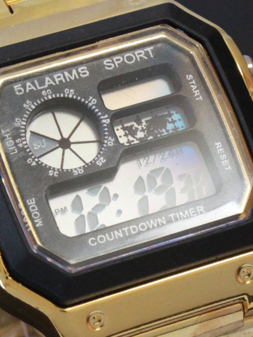 Royal Style Dual Time Alarm Stop Watch Count Down Timer - Picture 8 of 12
